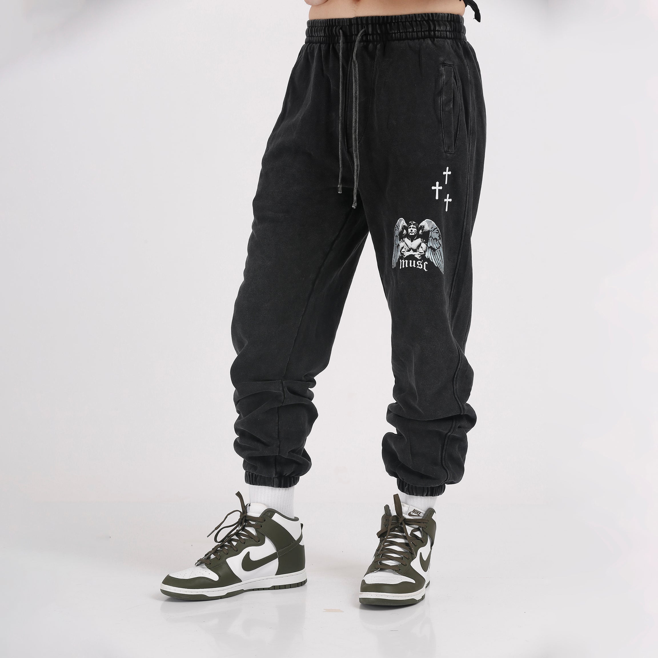 Musculo legacy vintage washed gym pants