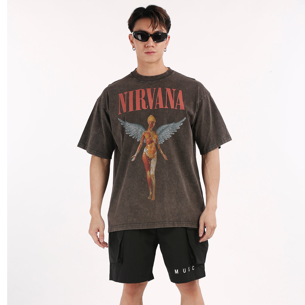 Musculo Rock brand T - Nirvana