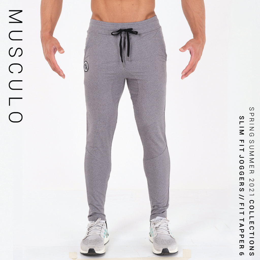 Musculo Slim fit Joggers // Fit Tapper 6 - Gray