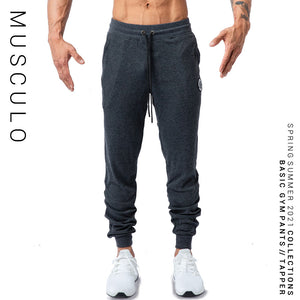 Basic gym pants // Fit tapper - Gray