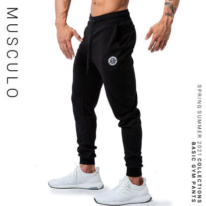 Musculo Basic gym pants // Fit tapper - Black