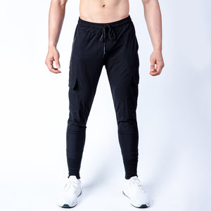 Musculo cargo gym pants // Black