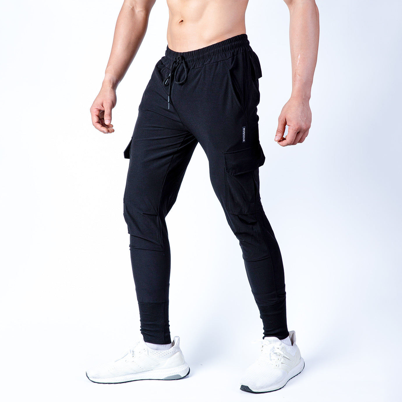 Juebong Mens Khaki Cargo Pants Athletic Gym Workout Sweatpants Jogger Pants  Running Trousers with Pockets, XX-Large, Navy - Walmart.com